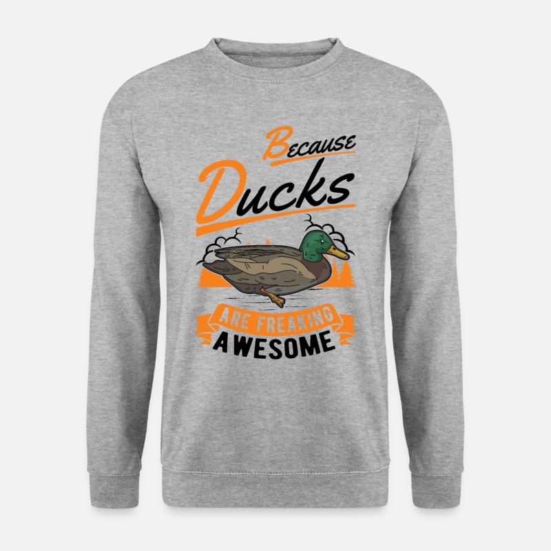 Duck Gift Duck Breeder - Unisex Sweatshirt - salt & pepper