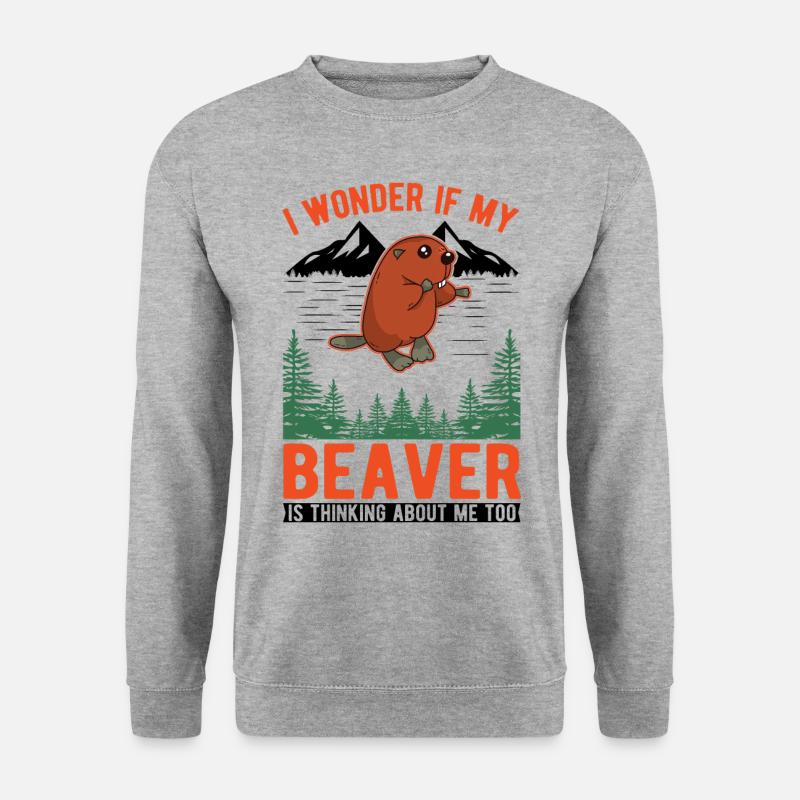 Beaver Gift Beaver Dam Beaver - Unisex Sweatshirt - salt & pepper