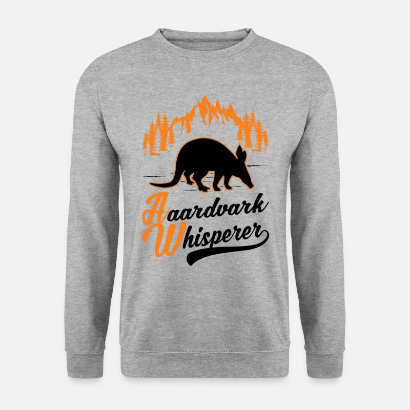 Erdferkel Flüsterer Aardvark Whisperer - Unisex Sweatshirt - salt & pepper