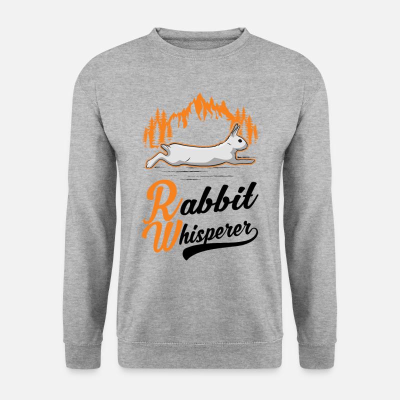Rabbit Whisperer Rabbit Whisperer - Unisex Sweatshirt - salt & pepper