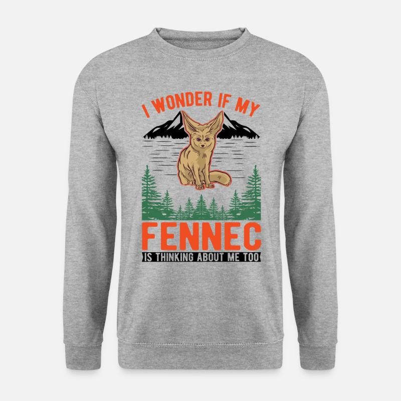 Fennec Gift Fennec Desert Fox - Unisex Sweatshirt - salt & pepper