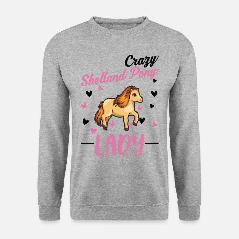 Shetland Pony Mrs. Shetty - Unisex Sweatshirt - salt & pepper