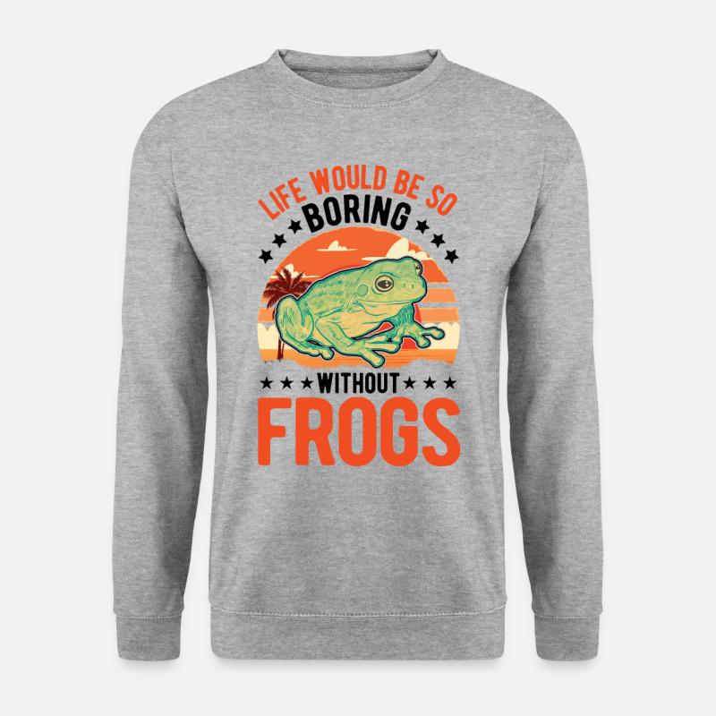 Frog Gift Tree Frog - Unisex Sweatshirt - salt & pepper