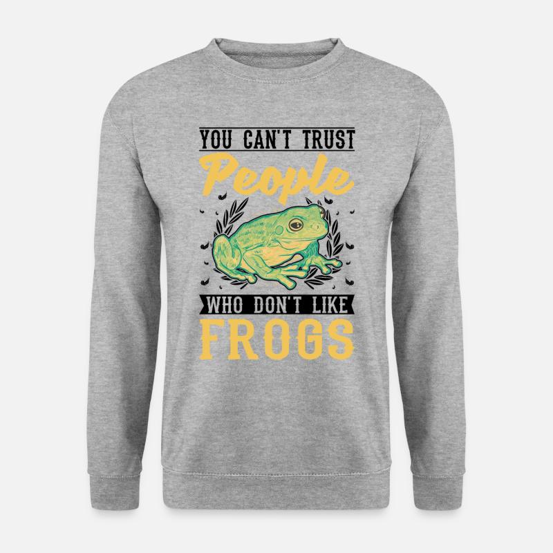 Frog Gift Tree Frog - Unisex Sweatshirt - salt & pepper