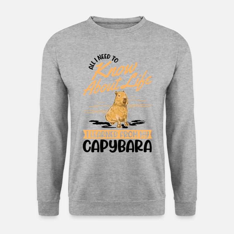 Capybara Wasserschwein Capibara - Unisex Sweatshirt - salt & pepper