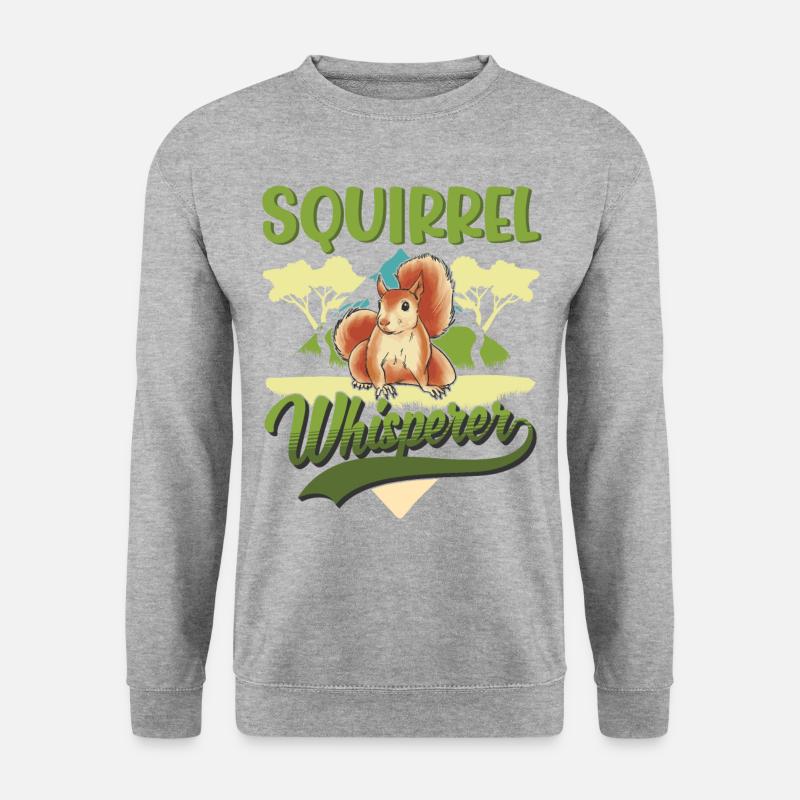 Squirrel Whisperer - Unisex Sweatshirt - salt & pepper
