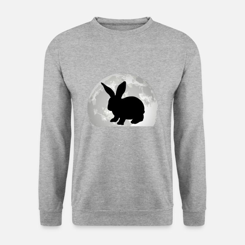 Rabbit Moon Bunny Rabbit - Unisex Sweatshirt - salt & pepper
