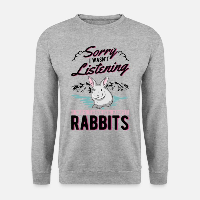 Rabbit Bunny Rabbit Rabbit Rabbit - Unisex Sweatshirt - salt & pepper