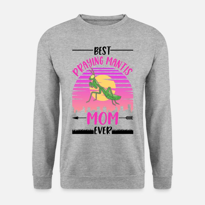 Best Praying Mantis Mom - Unisex Sweatshirt - salt & pepper