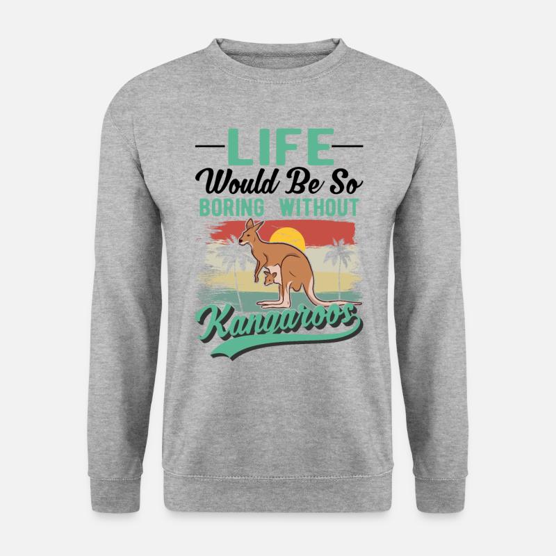 Australian Kangaroo Australia Kangaroo - Unisex Sweatshirt - salt & pepper