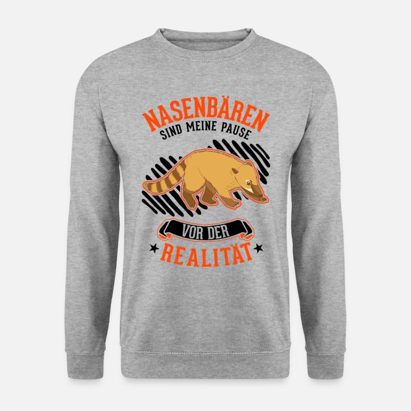 Coati Coati Proboscis Bear - Unisex Sweatshirt - salt & pepper