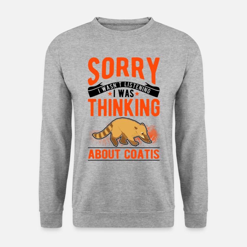 Coati Gift Proboscis Bear Coati - Unisex Sweatshirt - salt & pepper