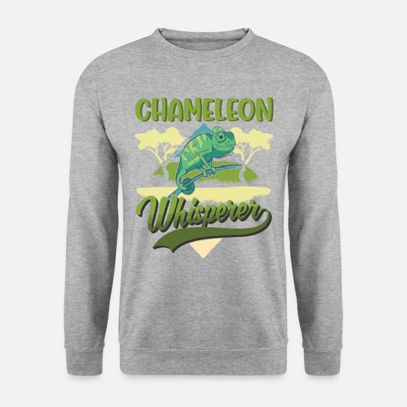Chamäleon Flüsterer Chameleon Whisperer - Unisex Sweatshirt - salt & pepper