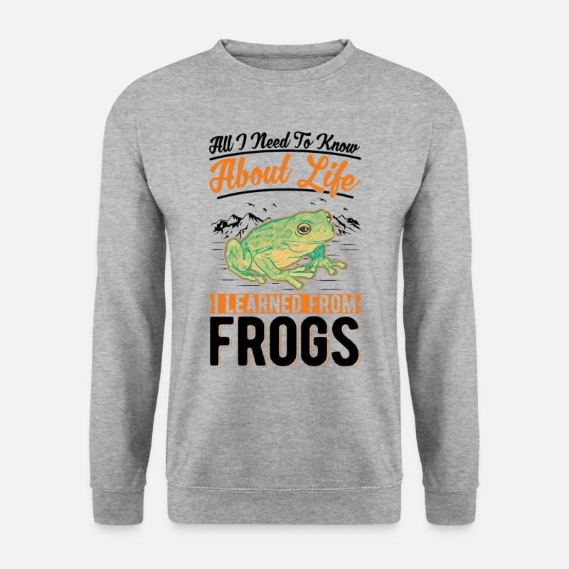 Frog Tree Frog Tree-climbing Frog - Unisex Sweatshirt - salt & pepper