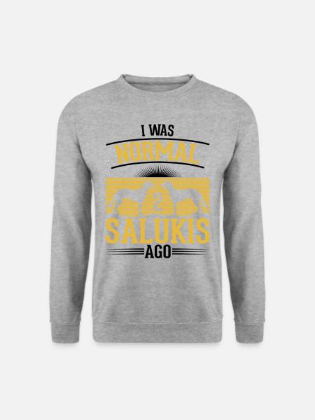 Saluki Dog Persian Greyhound - Unisex Sweatshirt - salt & pepper