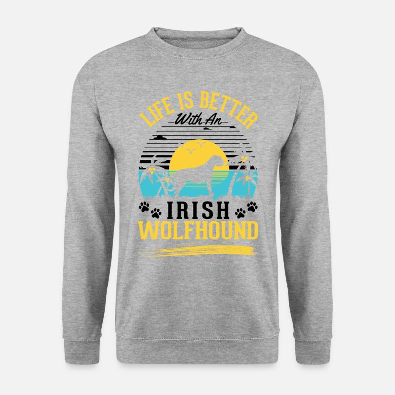 Irish Wolfhound Irish Wolfhound - Unisex Sweatshirt - salt & pepper