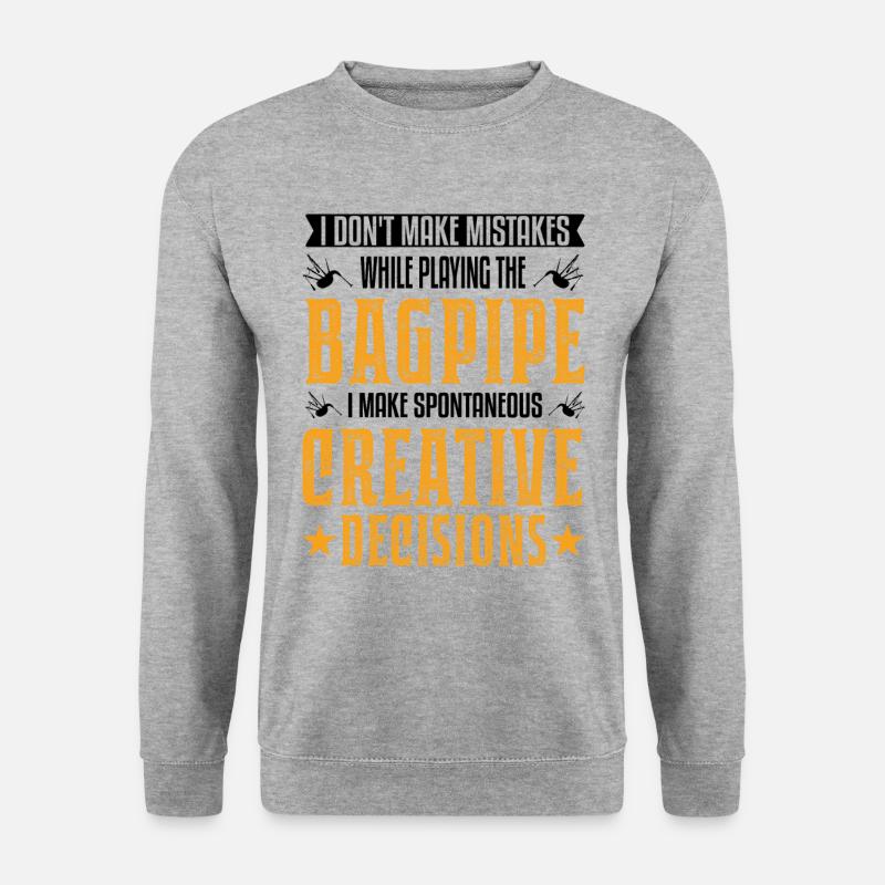 Bagpipes: Creative Choices - Unisex Sweatshirt - salt & pepper