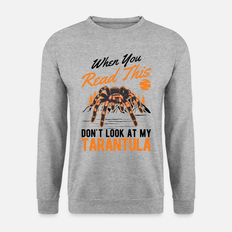 Tarentule Cadeau Araignée Tarentule - Sweat-shirt Unisexe - gris chiné