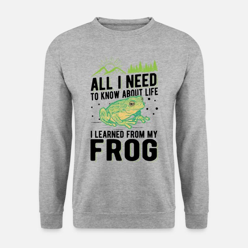 Frog Tree Frog Tree-climbing Frog - Unisex Sweatshirt - salt & pepper