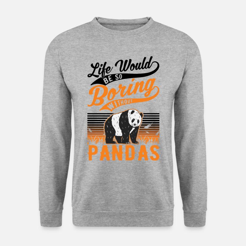 Panda Lover Panda Bear Gift - Unisex Sweatshirt - salt & pepper