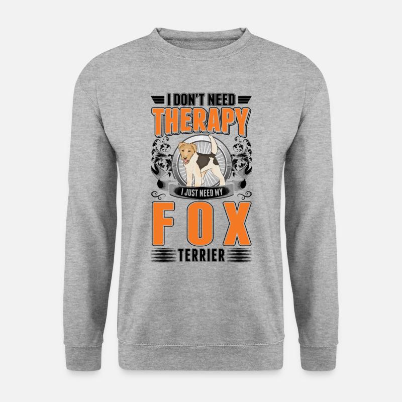 Fox Terrier Therapy - Unisex Sweatshirt - salt & pepper