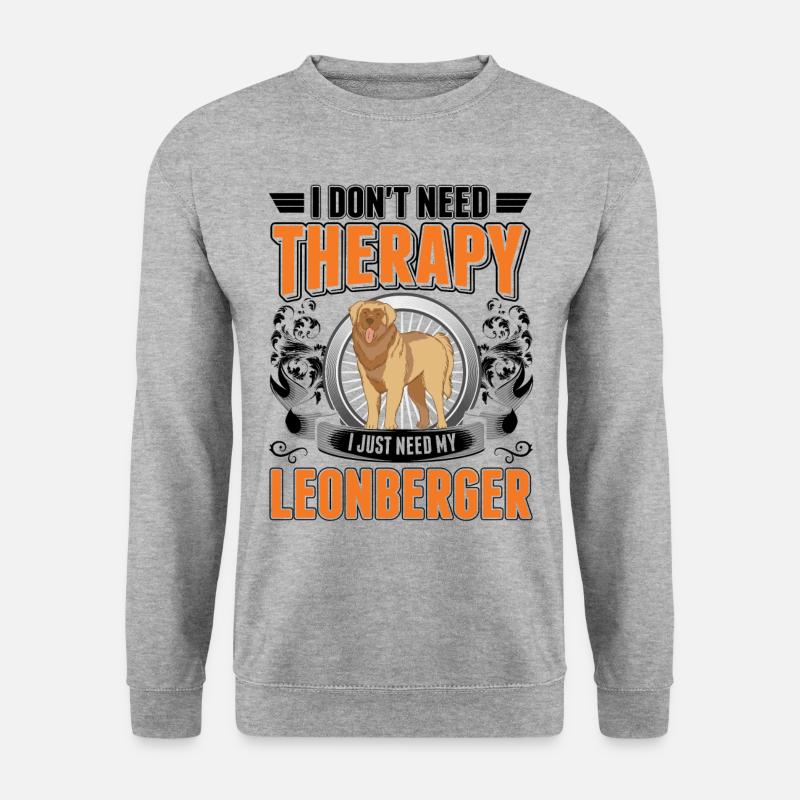 Leonberger Therapy - Unisex Sweatshirt - salt & pepper