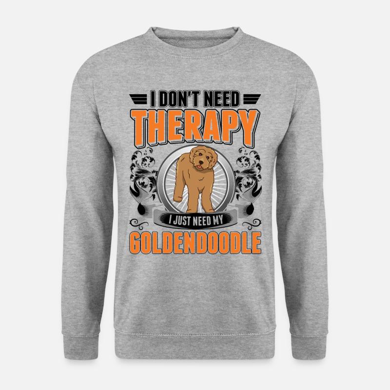 Goldendoodle Therapy - Unisex Sweatshirt - salt & pepper