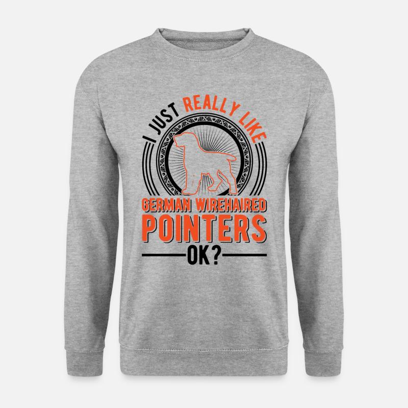 German Wirehaired Gift - Unisex Sweatshirt - salt & pepper