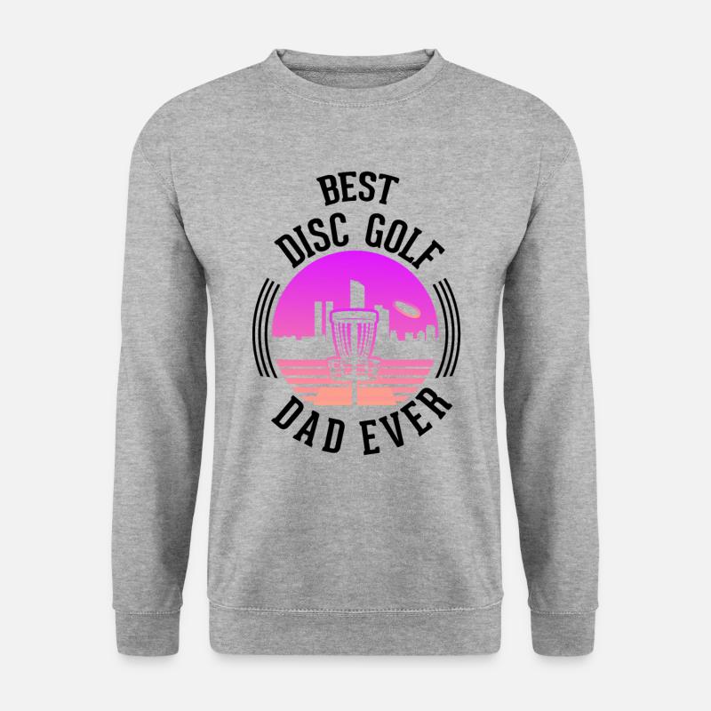Discgolf Wurfscheibe Disc Golf - Sweat-shirt Unisexe - gris chiné