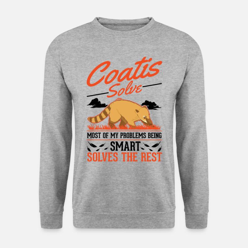 Coati Gift Coati Proboscis Bear - Unisex Sweatshirt - salt & pepper