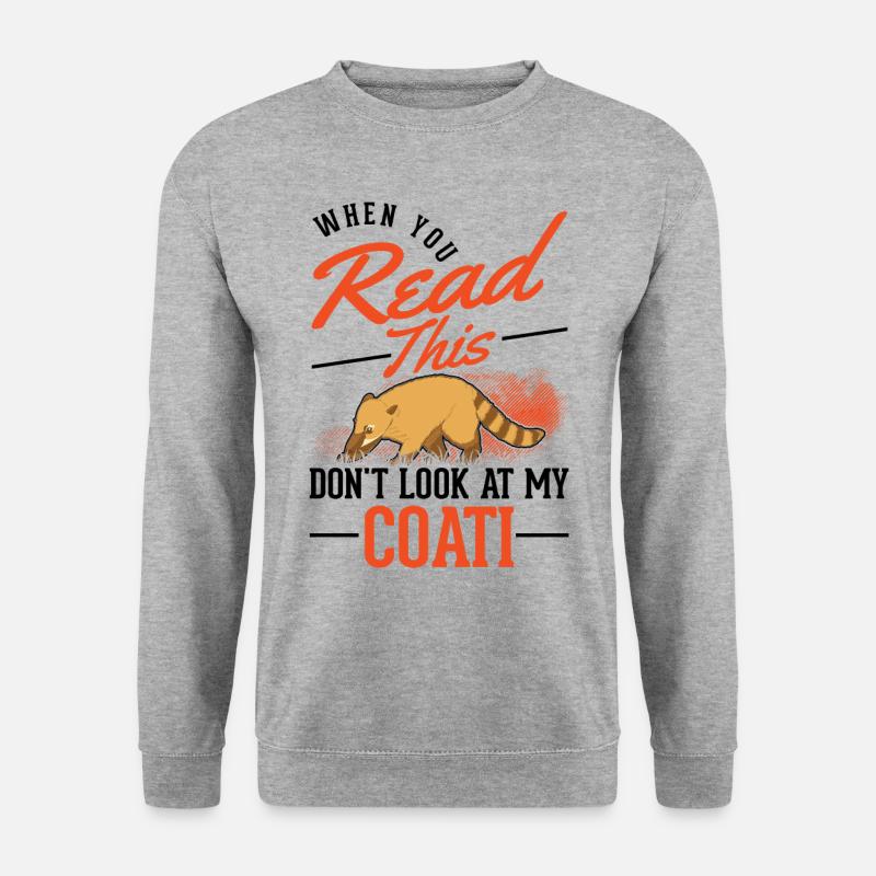 Coati Gift Proboscis Bear Coati - Unisex Sweatshirt - salt & pepper