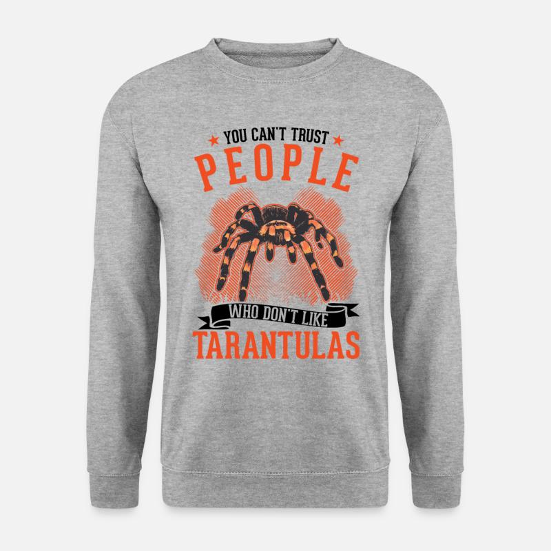 Tarantula Pet Spider Tarantula - Unisex Sweatshirt - salt & pepper