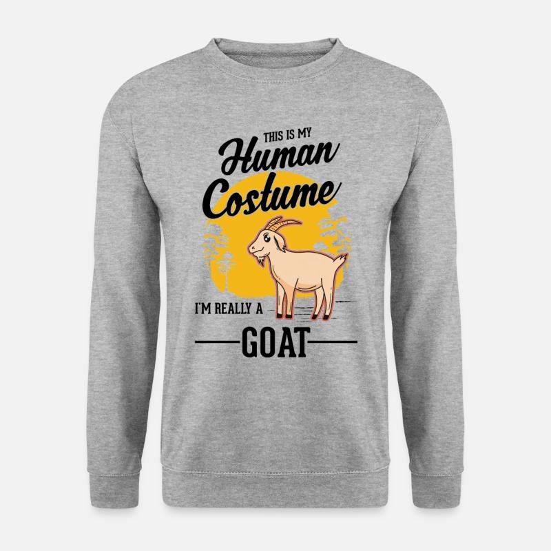 Goats Human Costume Halloween - Unisex Sweatshirt - salt & pepper