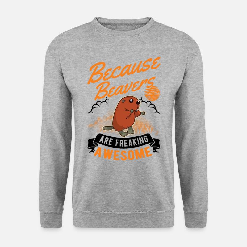 Beaver Gift Beaver Dam - Unisex Sweatshirt - salt & pepper