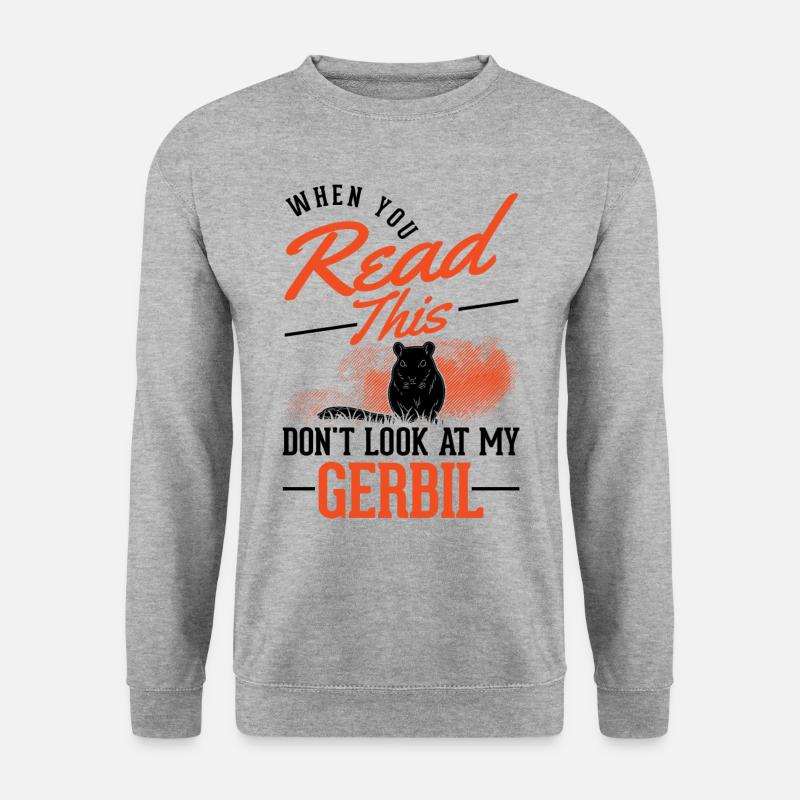 Gerbil Gift Mongolian Gerbil Gerbil - Unisex Sweatshirt - salt & pepper