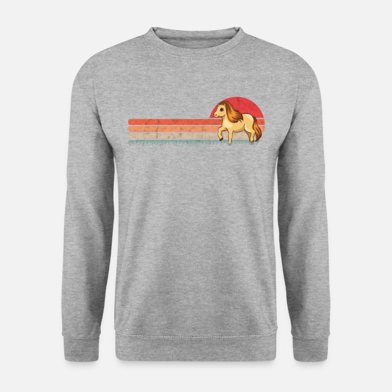 Shetland Pony Retro - Unisex Sweatshirt - salt & pepper
