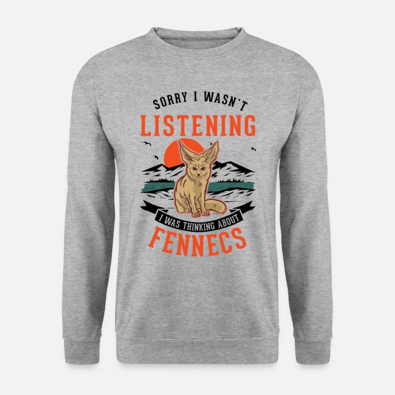 Fennec Gift Desert Fox Fennec - Unisex Sweatshirt - salt & pepper