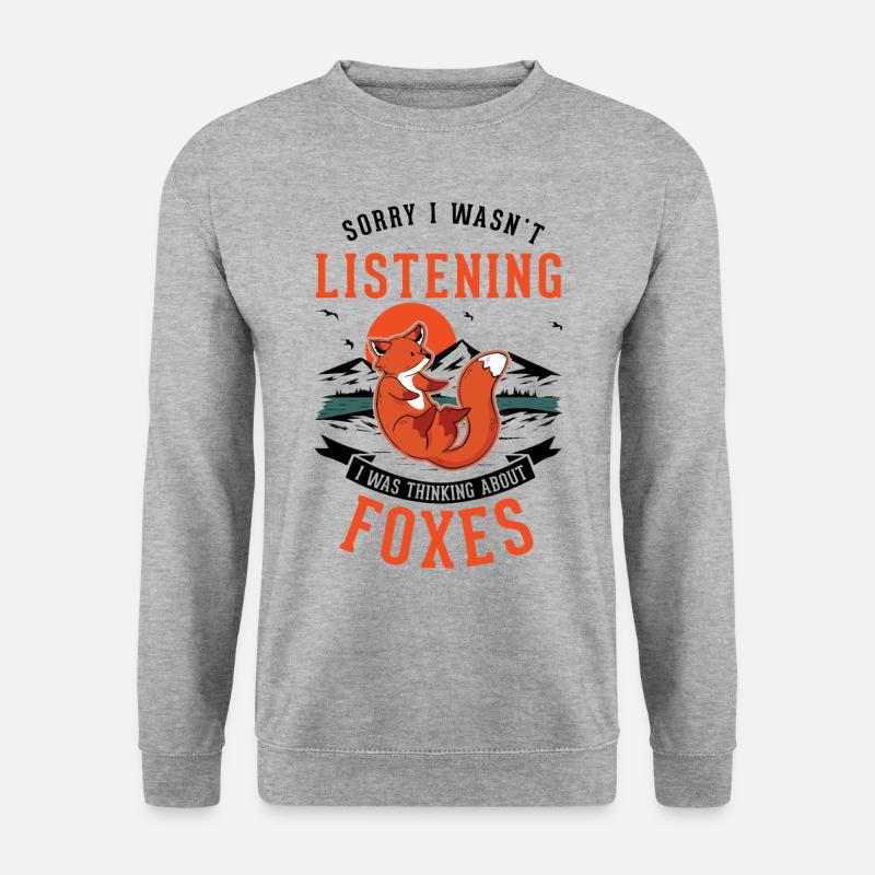 Fox Gift Red Fox - Unisex Sweatshirt - salt & pepper