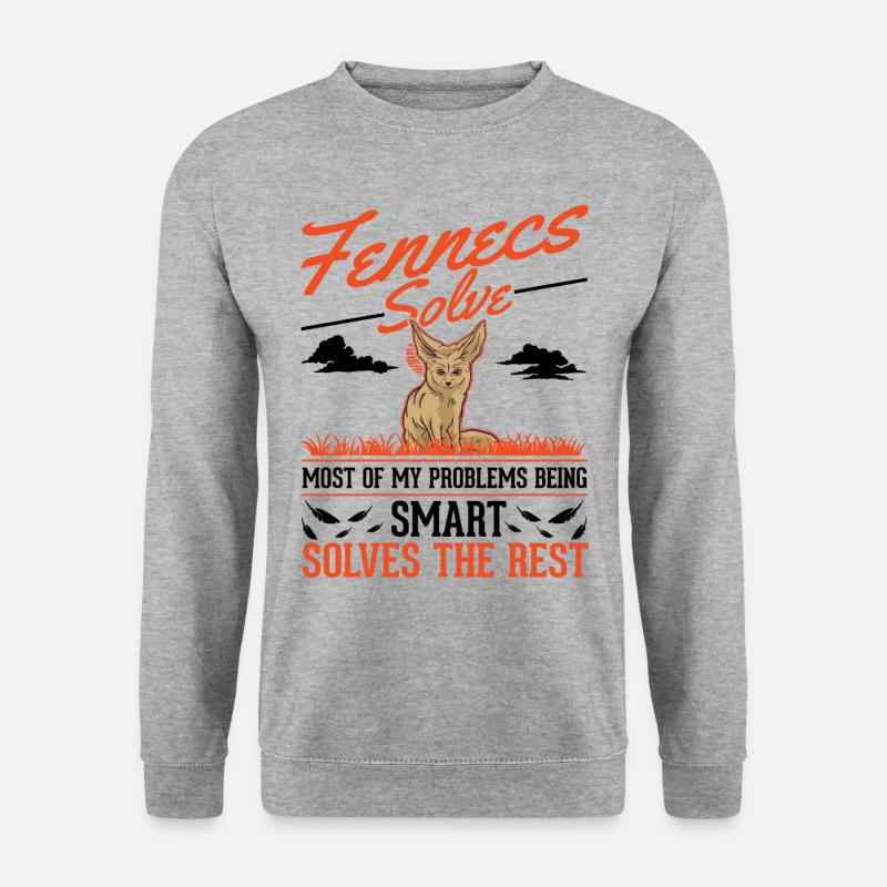 Fennec Gift Desert Fox Fennec - Unisex Sweatshirt - salt & pepper