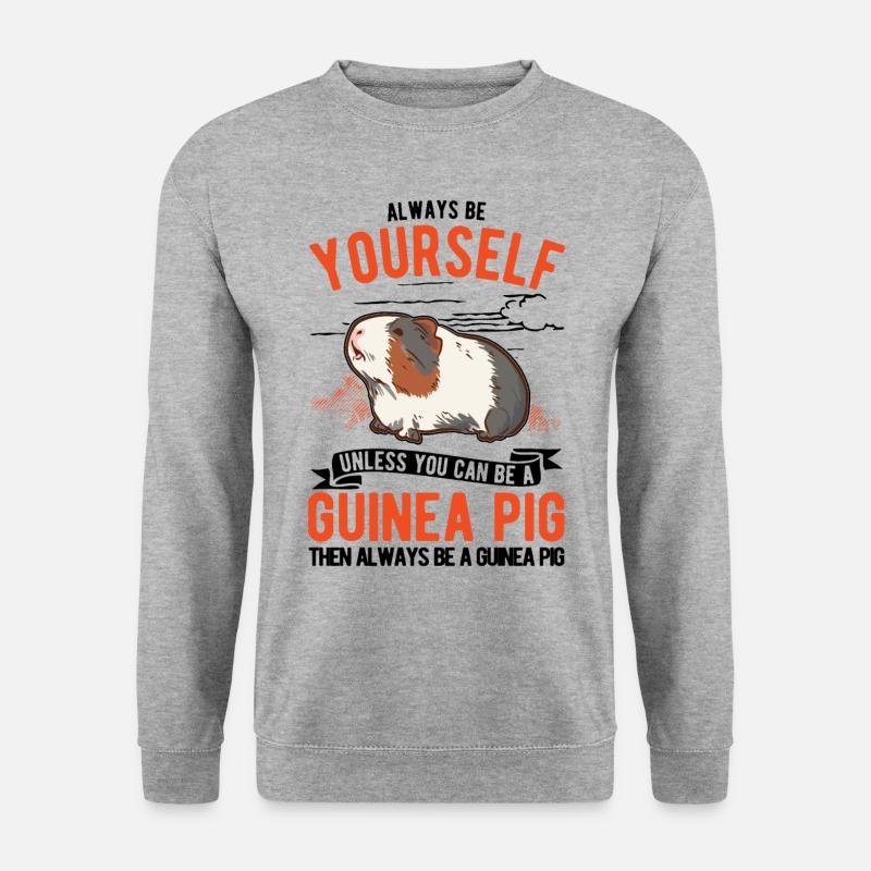 Cochon d’Inde cadeau cochon d’Inde - Sweat-shirt Unisexe - gris chiné