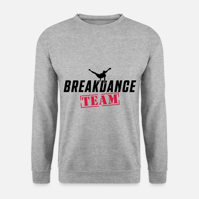 breakdance team - Sweat-shirt Unisexe - gris chiné
