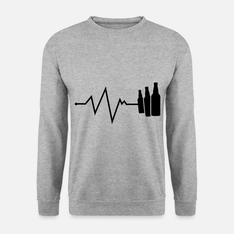 beer pulse - Unisex Sweatshirt - salt & pepper