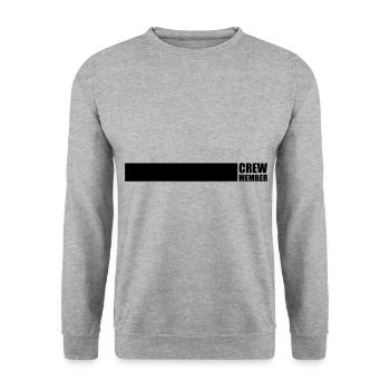 Crew Member Line - Unisex Sweatshirt - salt & pepper - Front - Alina (178cm) & Michal (187cm)