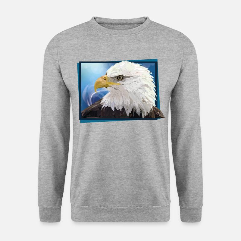 Bald eagle - Unisex Sweatshirt - salt & pepper