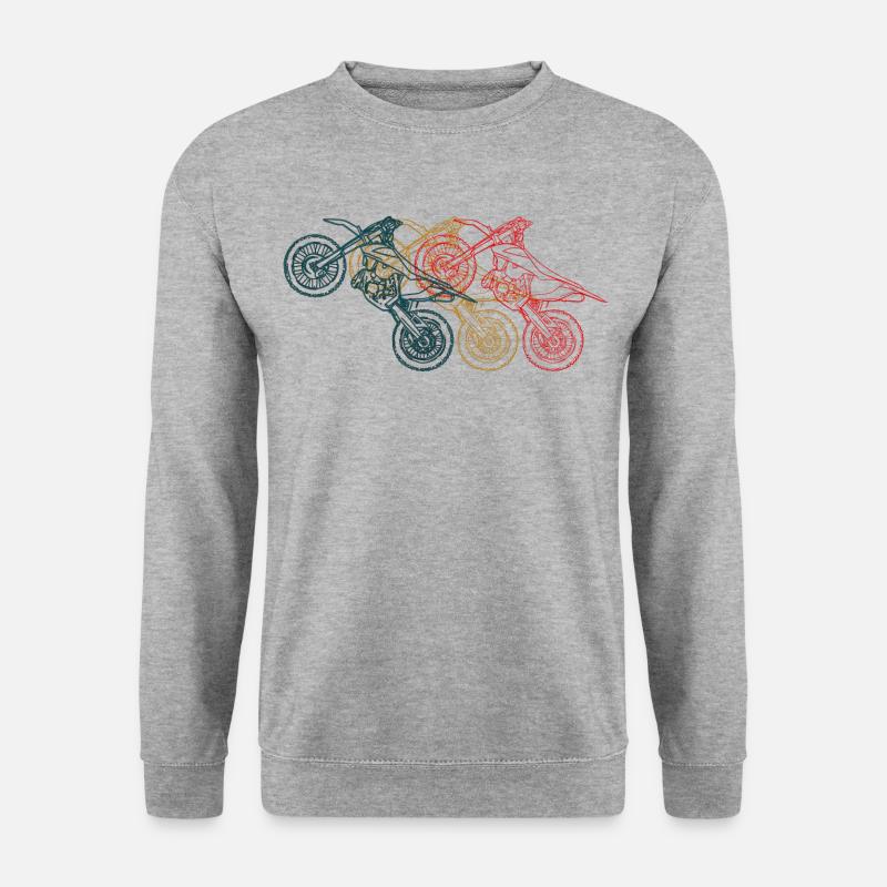 Ride Ride Ride - Unisex Pullover - Weißgrau meliert