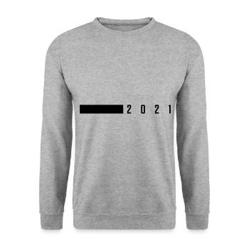 2021 - Unisex Sweatshirt - salt & pepper - Front - Alina (178cm) & Michal (187cm)