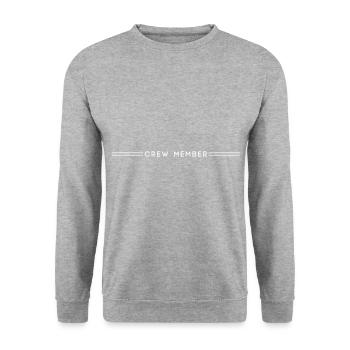 crew member - Sweat-shirt Unisexe - gris chiné - Devant - Alina (178cm) & Michal (187cm)