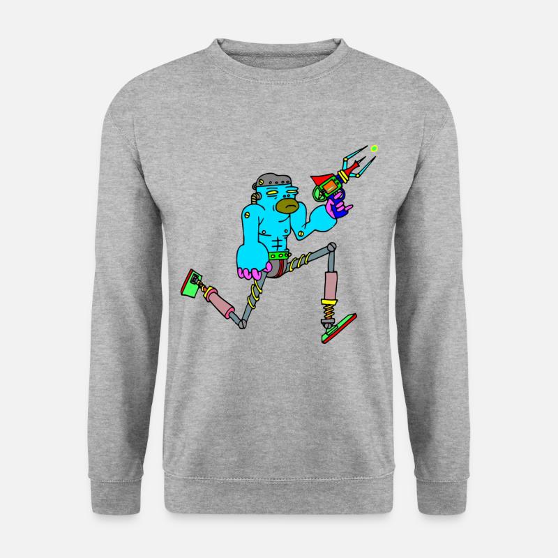 LaserKong - Unisex Sweatshirt - salt & pepper