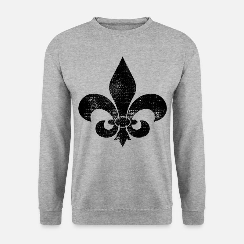 FLEUR DE LIS - Unisex Sweatshirt - salt & pepper