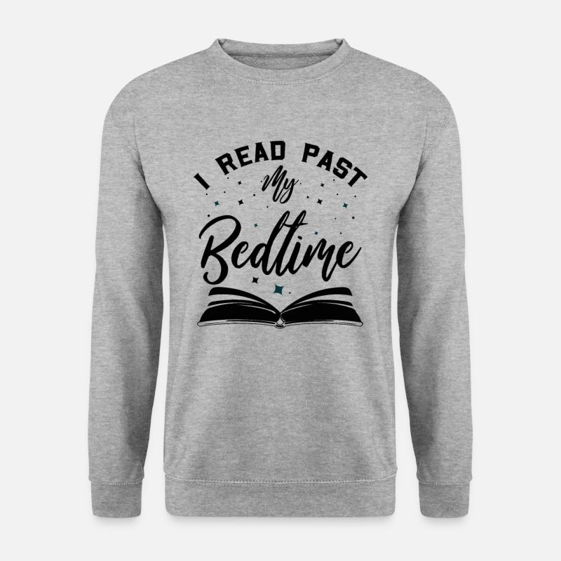 I Read Past My Bedtime - Unisex Sweatshirt - salt & pepper